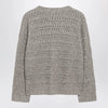 Brunello Cucinelli Crochet crewneck sweater with sequins