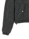 Brunello Cucinelli Shiny Zipper Pull Down Jacket