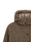 Brunello Cucinelli Donegal Tweed Down Jacket