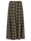 Brunello Cucinelli Tartan Skirt