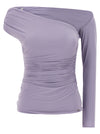 Elisabetta Franchi Asymmetrical Neckline Top