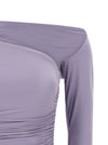 Elisabetta Franchi Asymmetrical Neckline Top