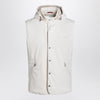 Brunello Cucinelli White vest in nylon blend