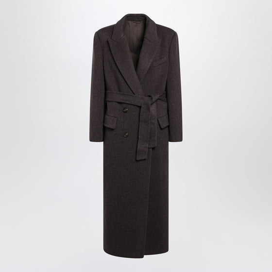 Brunello Cucinelli Brown wool and cashmere coat