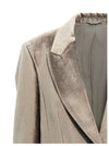 Brunello Cucinelli Single-breasted Chenille Blazer