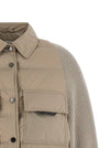 Brunello Cucinelli Shiny Flap Detail Down Jacket