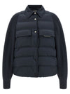 Brunello Cucinelli Shiny Flap Detail Down Jacket
