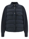 Brunello Cucinelli Shiny Flap Detail Down Jacket