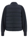 Brunello Cucinelli Shiny Flap Detail Down Jacket