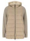 Brunello Cucinelli Shiny Zipper Pull Down Jacket