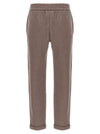 Brunello Cucinelli Shiny Pocket Detail Joggers