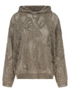 Brunello Cucinelli Openwork Hooded Sweater