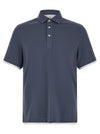 Brunello Cucinelli Double Layer Polo Shirt