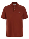 Brunello Cucinelli Logo Embroidery Polo Shirt
