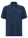 Brunello Cucinelli Logo Piqué Polo Shirt