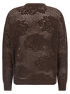 Brunello Cucinelli Flower Lace Sweater