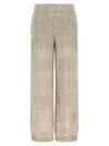 Brunello Cucinelli Dazzling Abstact Leaf Pants