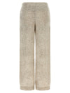 Brunello Cucinelli Dazzling Abstact Leaf Pants