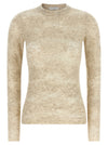 Brunello Cucinelli Flower Lace Sweater