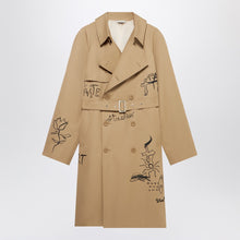  1989 STUDIO Embroidered Trench Scribble