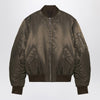 1989 STUDIO Brown nylon Bomber 1989