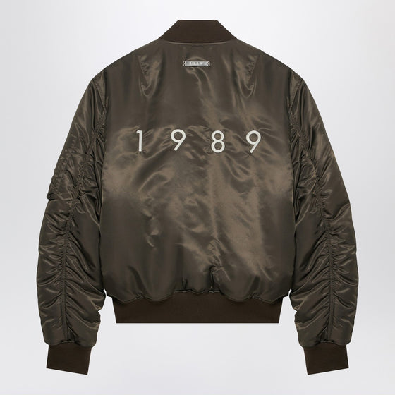 1989 STUDIO Brown nylon Bomber 1989