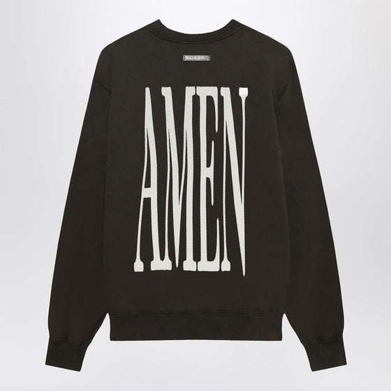 1989 STUDIO crew-neck Cross dark brown