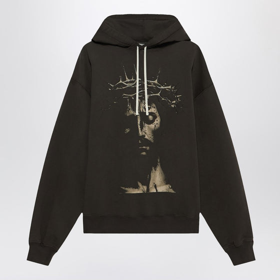 1989 STUDIO Hoodie Jesus dark brown