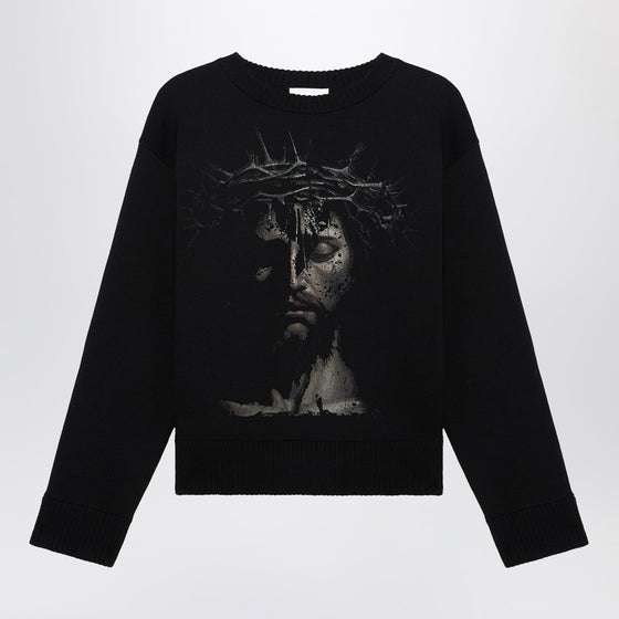 1989 STUDIO Knit Roundneck Jesus black