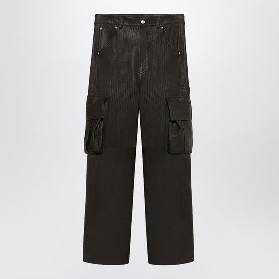 1989 STUDIO Intreccio Leather Cargo