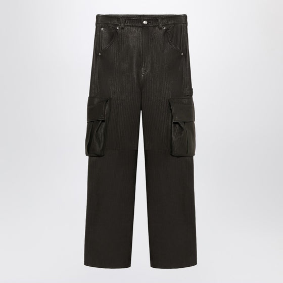 1989 STUDIO Intreccio Leather Cargo