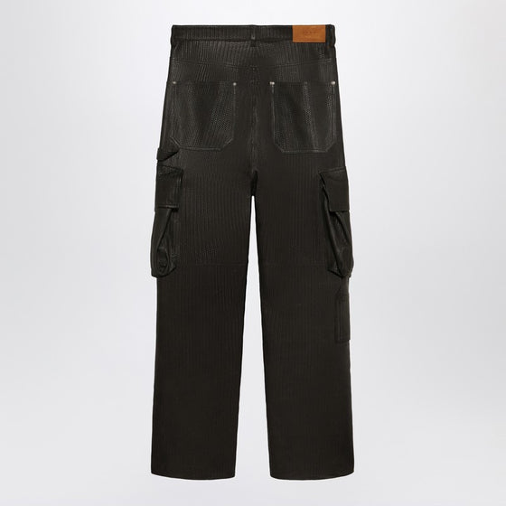 1989 STUDIO Intreccio Leather Cargo