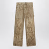 1989 STUDIO Denim Flock Carpenter pants camo
