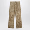 1989 STUDIO Denim Flock Carpenter pants camo