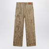 1989 STUDIO Denim Flock Carpenter pants camo