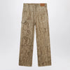 1989 STUDIO Denim Flock Carpenter pants camo