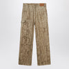 1989 STUDIO Denim Flock Carpenter pants camo