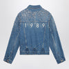 1989 STUDIO Denim Trucker Jacket Crystals blue