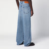 Séfr Light blue wide denim jeans
