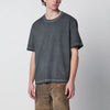 Séfr Mauro black washed-effect T-shirt in organic cotton