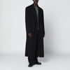 Séfr Tetsu black coat in wool and cashmere