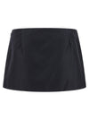 Miu Miu Nylon And Fleece Skirt