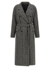 Brunello Cucinelli Check Tweed Coat
