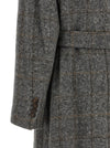 Brunello Cucinelli Check Tweed Coat
