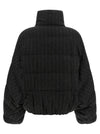 Brunello Cucinelli Micro Sequin Pinstriped Crop Down Jacket