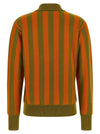 Alberto Biani Striped Knit Polo Shirt
