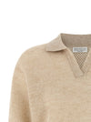 Brunello Cucinelli Waffle Processing Polo Shirt