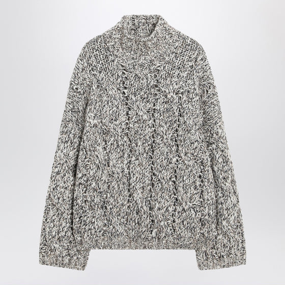 Brunello Cucinelli Dazzling Chiné cashmere-blend sweater