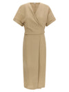 Brunello Cucinelli Wrap Dress