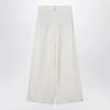 Brunello Cucinelli Ecru sartorial wrap trousers